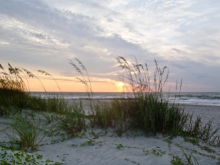 Sunrise on the south end of Pawleys Island